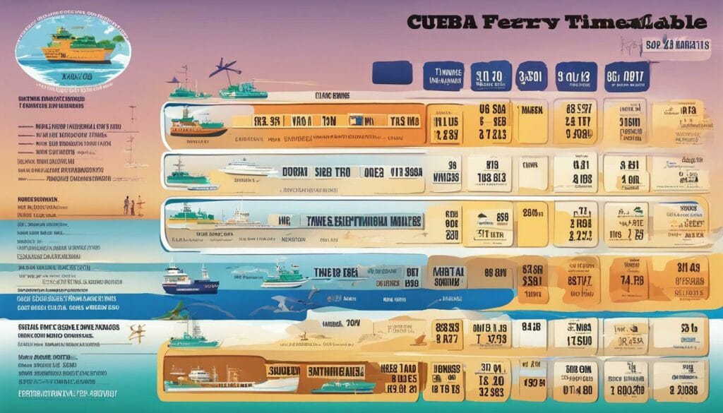 Cebu to San Carlos City Ferry Timetable
