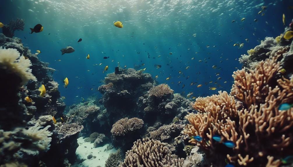 tropical diving spot paradise