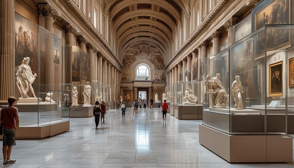 exhibition space and collections