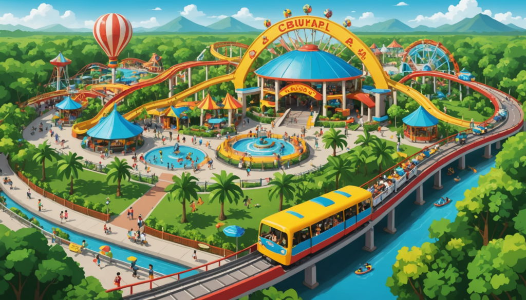 Convenient Access to Anjo World Theme Park