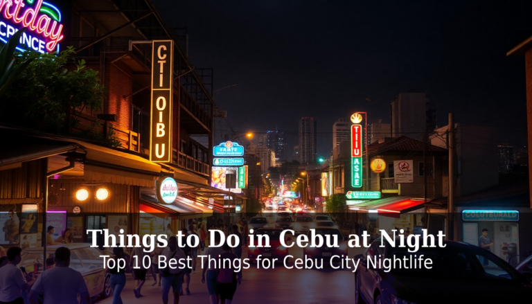 Things to Do in Cebu at Night